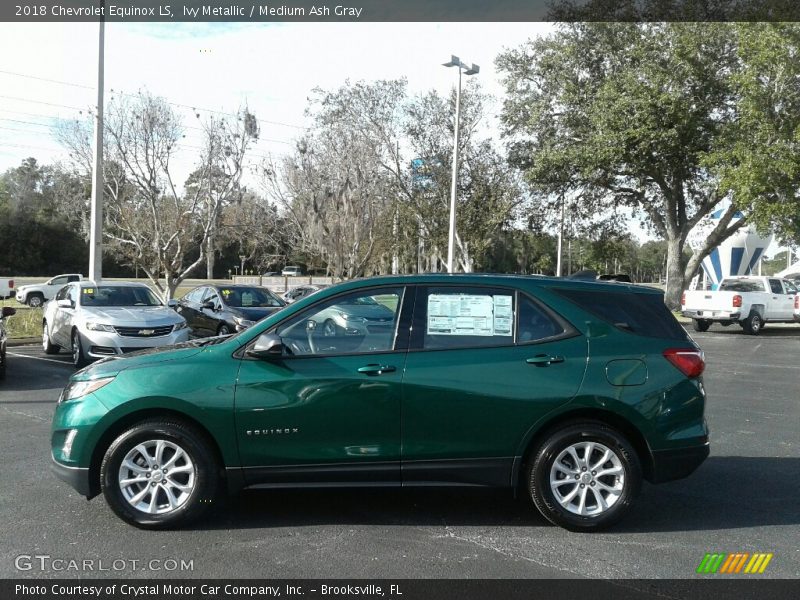 Ivy Metallic / Medium Ash Gray 2018 Chevrolet Equinox LS