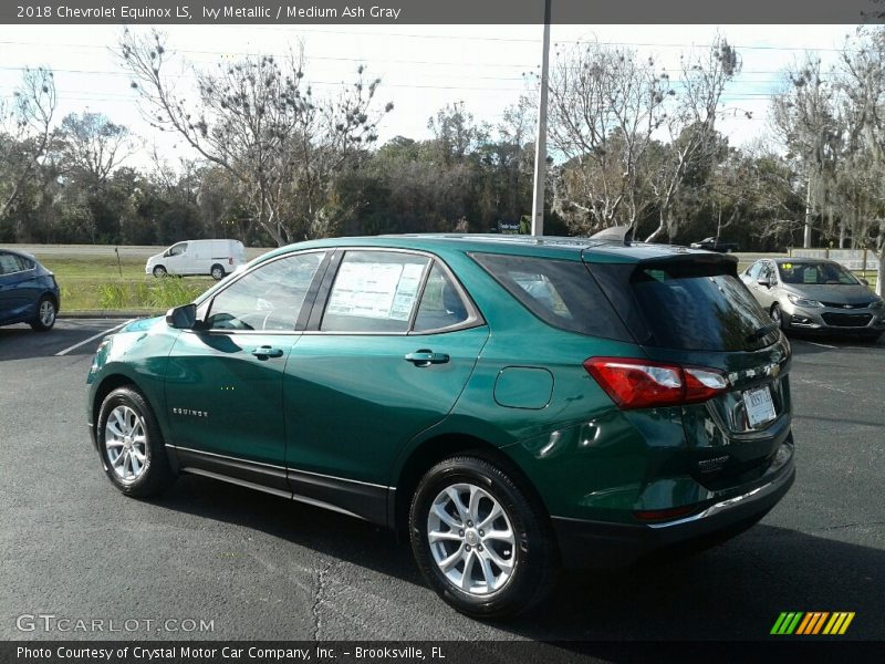Ivy Metallic / Medium Ash Gray 2018 Chevrolet Equinox LS