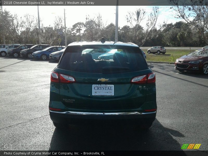 Ivy Metallic / Medium Ash Gray 2018 Chevrolet Equinox LS