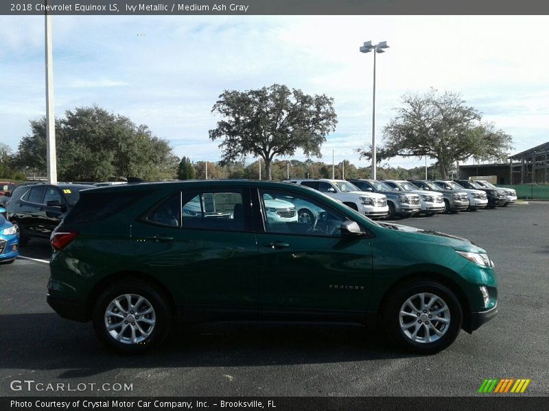 Ivy Metallic / Medium Ash Gray 2018 Chevrolet Equinox LS