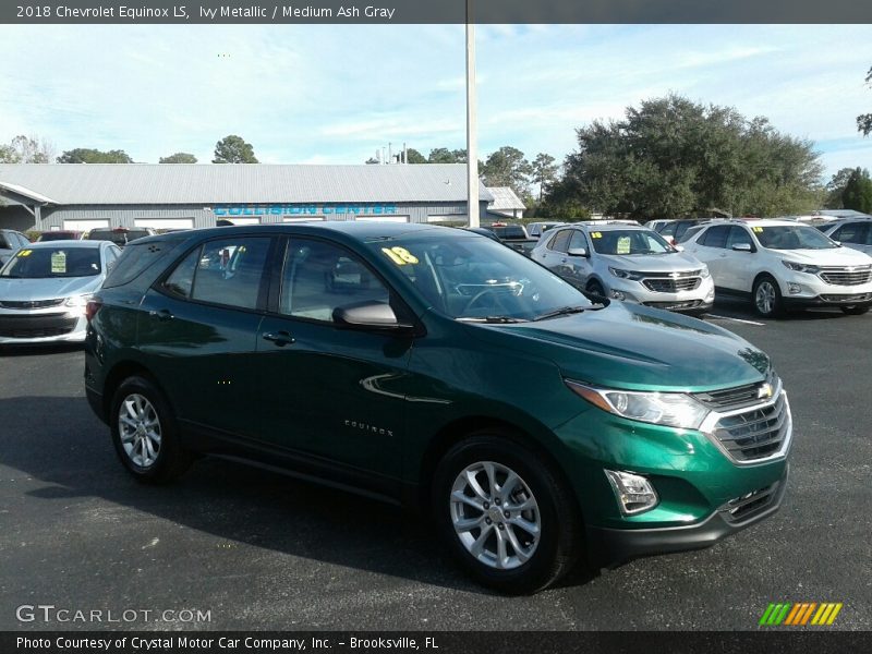 Ivy Metallic / Medium Ash Gray 2018 Chevrolet Equinox LS