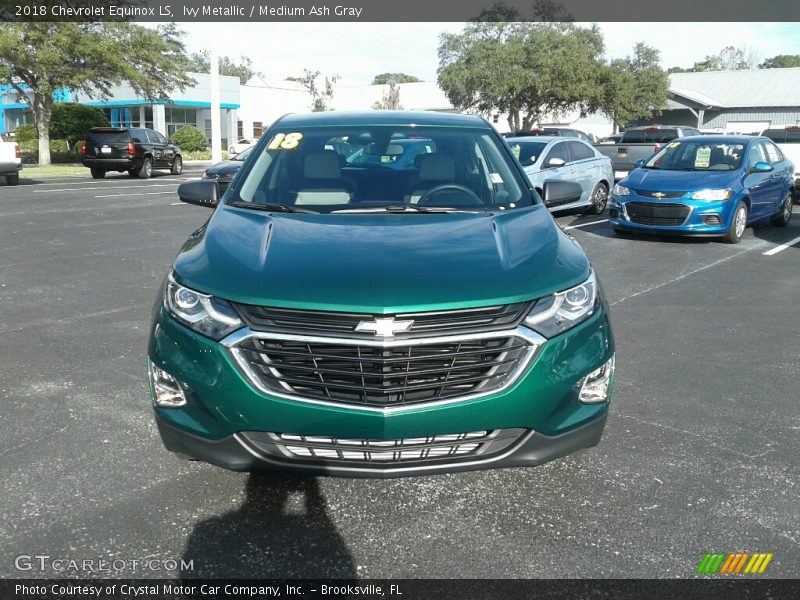 Ivy Metallic / Medium Ash Gray 2018 Chevrolet Equinox LS