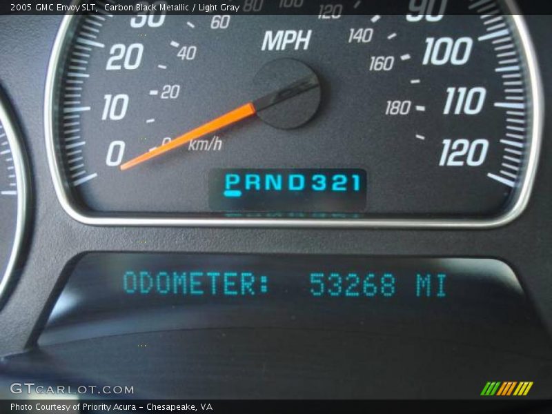 Carbon Black Metallic / Light Gray 2005 GMC Envoy SLT
