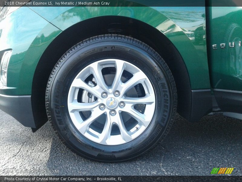 Ivy Metallic / Medium Ash Gray 2018 Chevrolet Equinox LS
