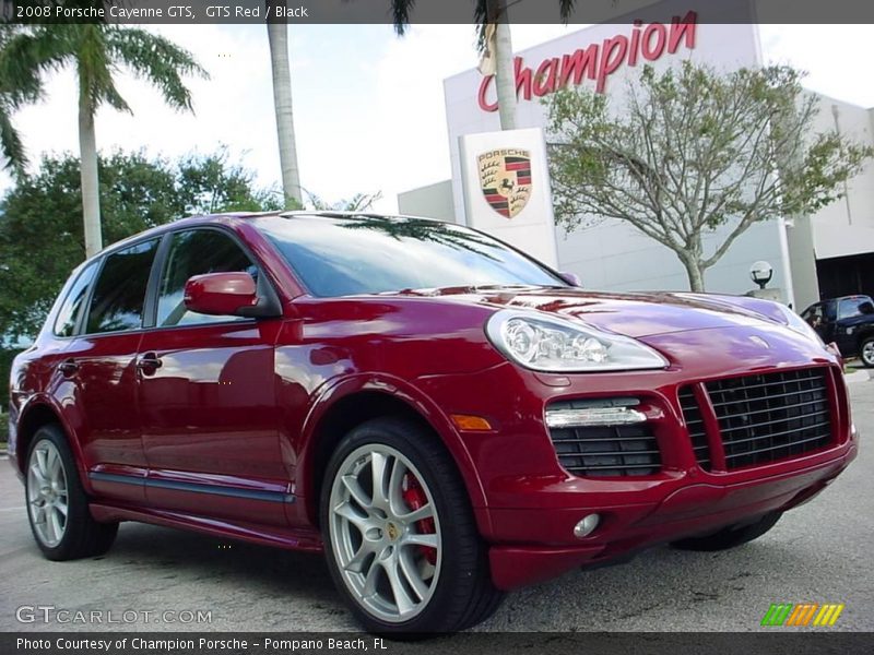 GTS Red / Black 2008 Porsche Cayenne GTS