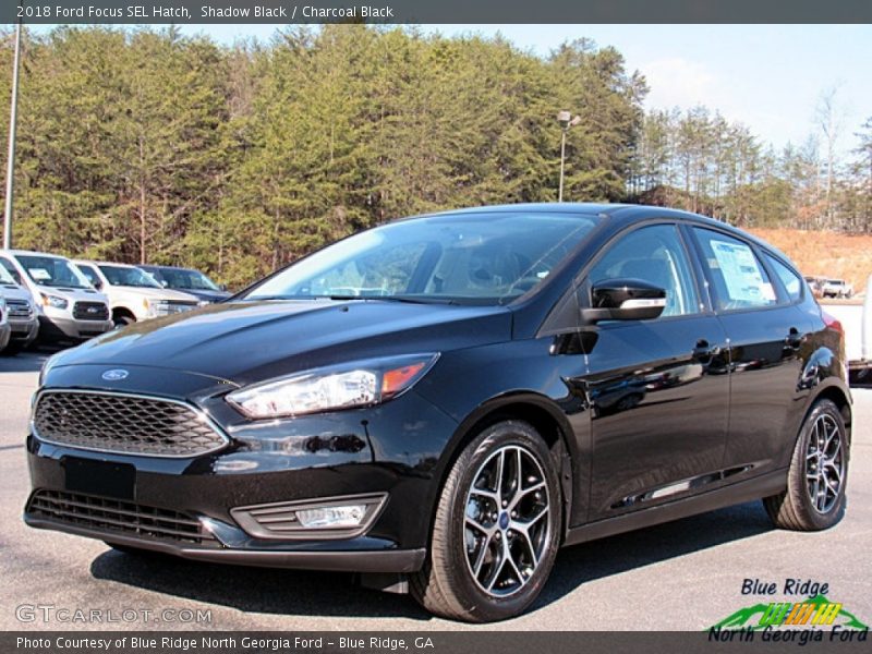 Shadow Black / Charcoal Black 2018 Ford Focus SEL Hatch