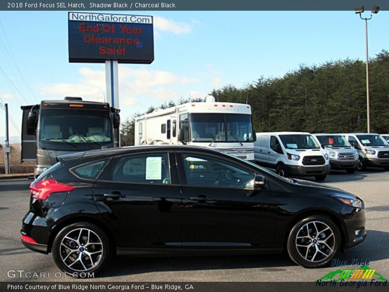 Shadow Black / Charcoal Black 2018 Ford Focus SEL Hatch