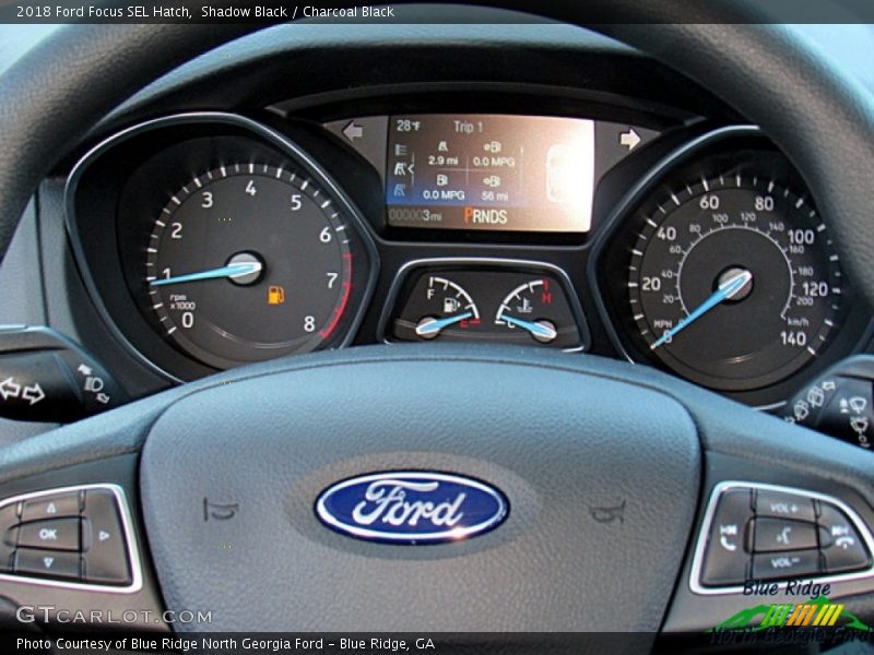 Shadow Black / Charcoal Black 2018 Ford Focus SEL Hatch