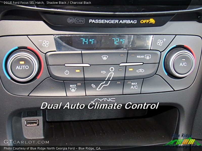 Shadow Black / Charcoal Black 2018 Ford Focus SEL Hatch
