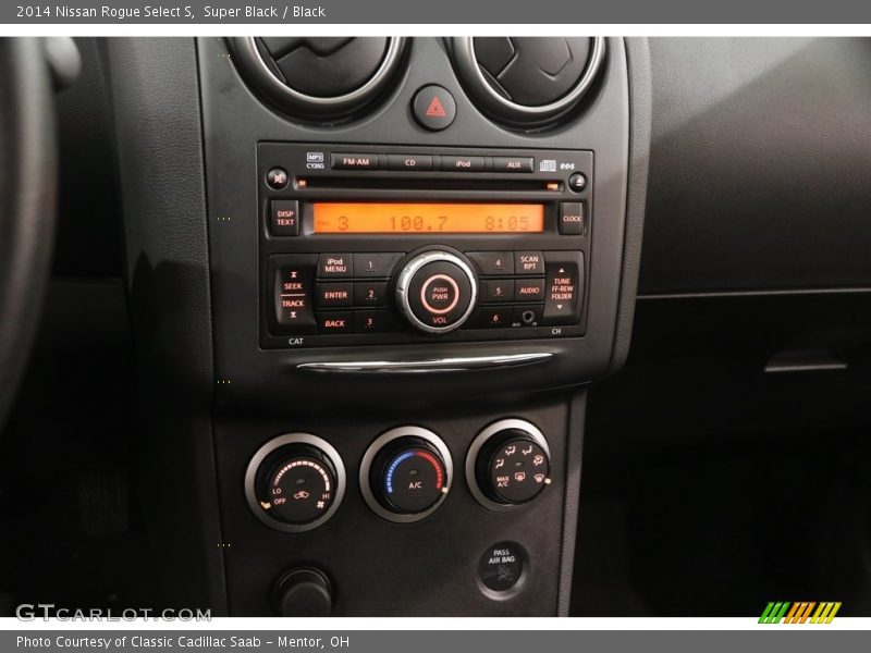 Super Black / Black 2014 Nissan Rogue Select S
