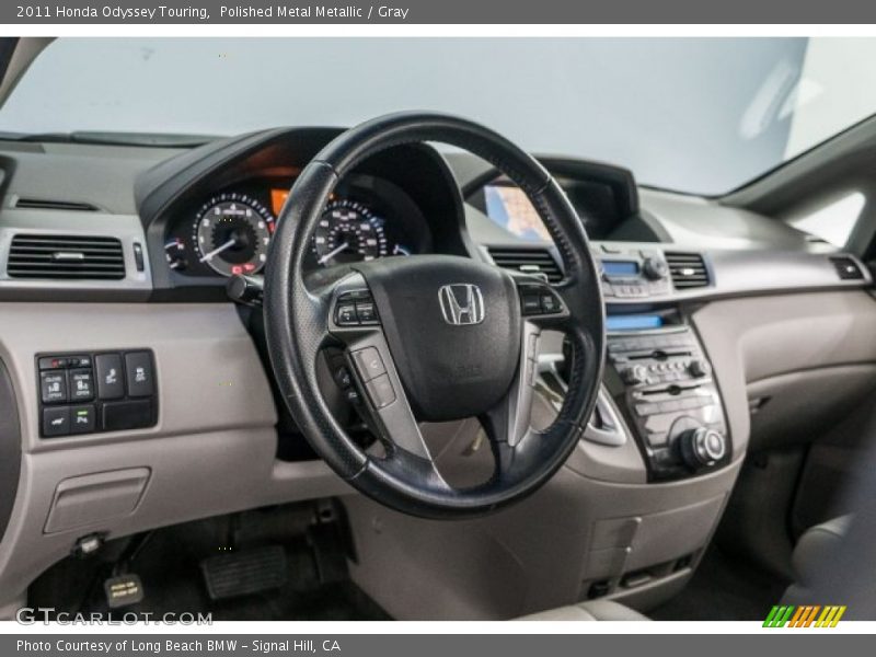 Polished Metal Metallic / Gray 2011 Honda Odyssey Touring