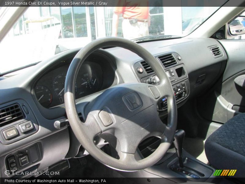 Vogue Silver Metallic / Gray 1997 Honda Civic EX Coupe