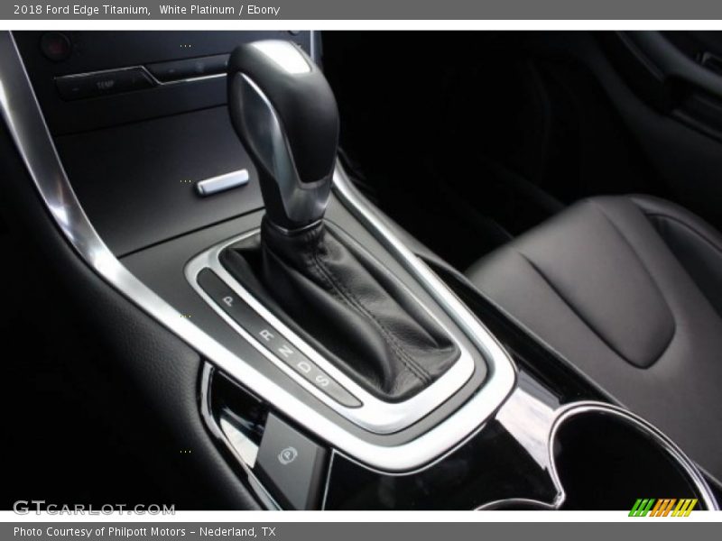 White Platinum / Ebony 2018 Ford Edge Titanium