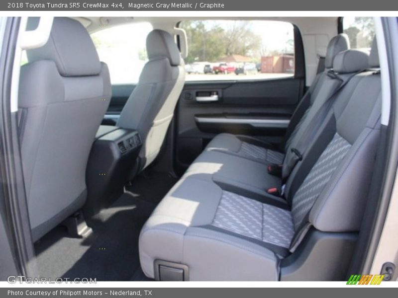 Rear Seat of 2018 Tundra SR5 CrewMax 4x4