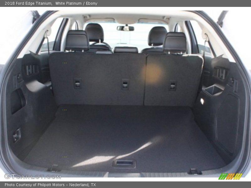 White Platinum / Ebony 2018 Ford Edge Titanium