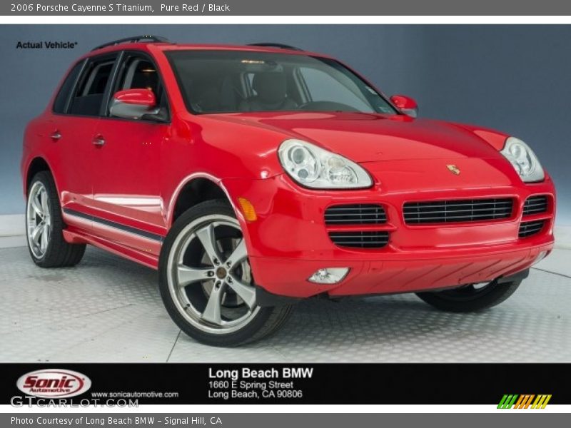 Pure Red / Black 2006 Porsche Cayenne S Titanium