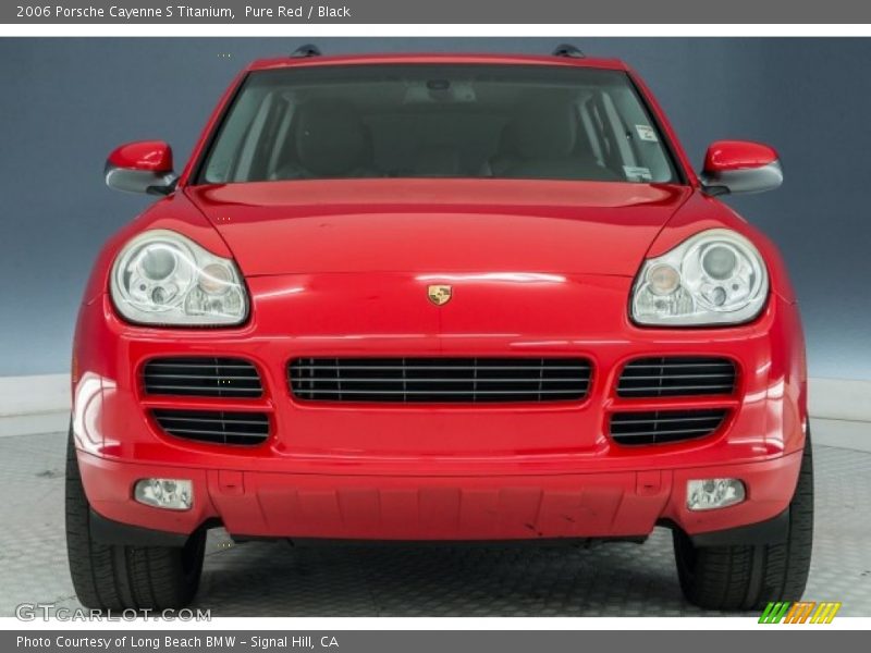 Pure Red / Black 2006 Porsche Cayenne S Titanium