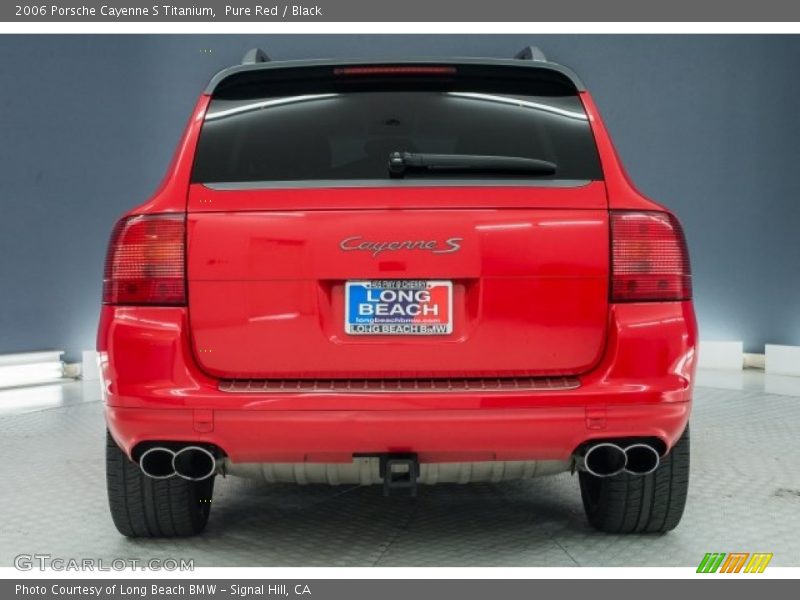 Pure Red / Black 2006 Porsche Cayenne S Titanium