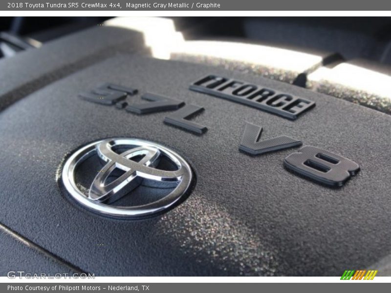 Magnetic Gray Metallic / Graphite 2018 Toyota Tundra SR5 CrewMax 4x4