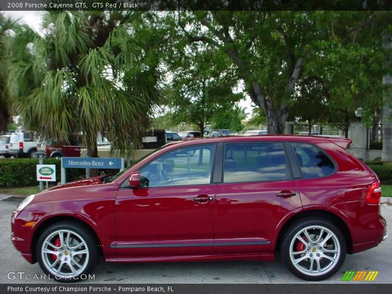 GTS Red / Black 2008 Porsche Cayenne GTS