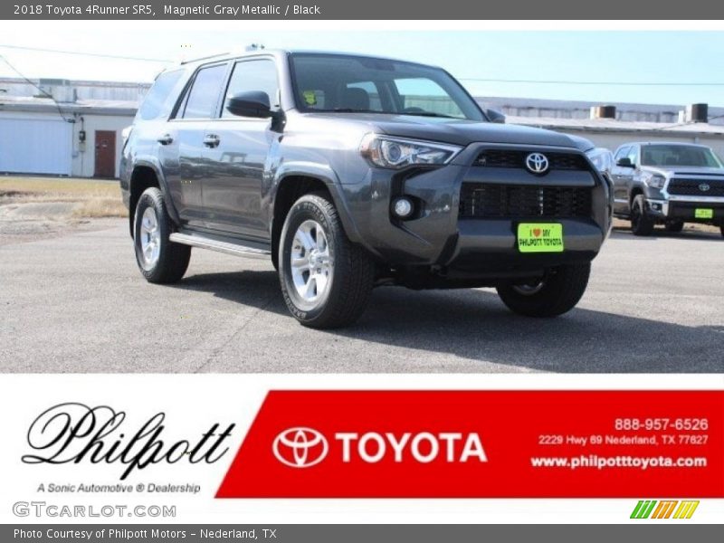 Magnetic Gray Metallic / Black 2018 Toyota 4Runner SR5