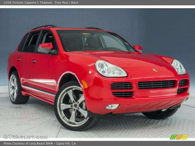 Pure Red / Black 2006 Porsche Cayenne S Titanium