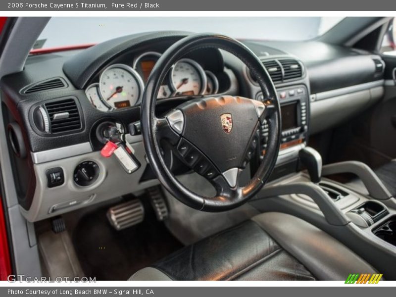 Pure Red / Black 2006 Porsche Cayenne S Titanium