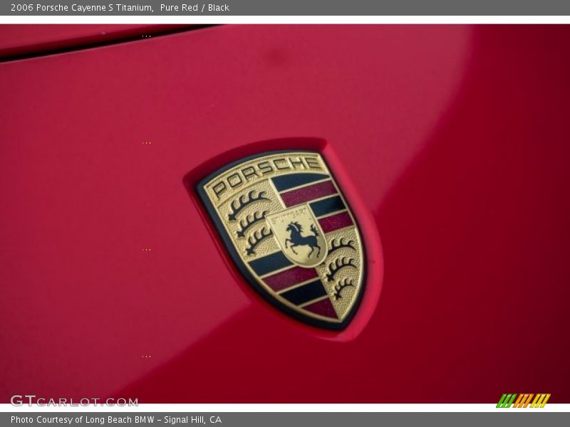 Pure Red / Black 2006 Porsche Cayenne S Titanium