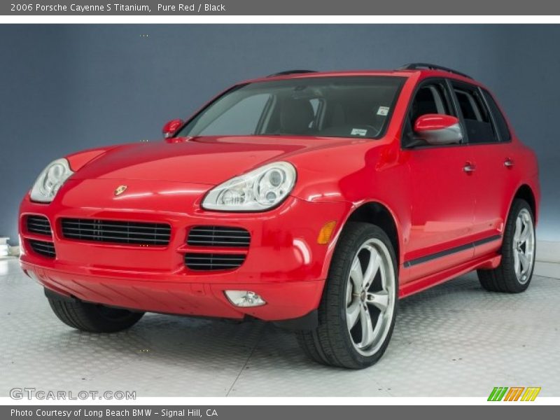 Pure Red / Black 2006 Porsche Cayenne S Titanium