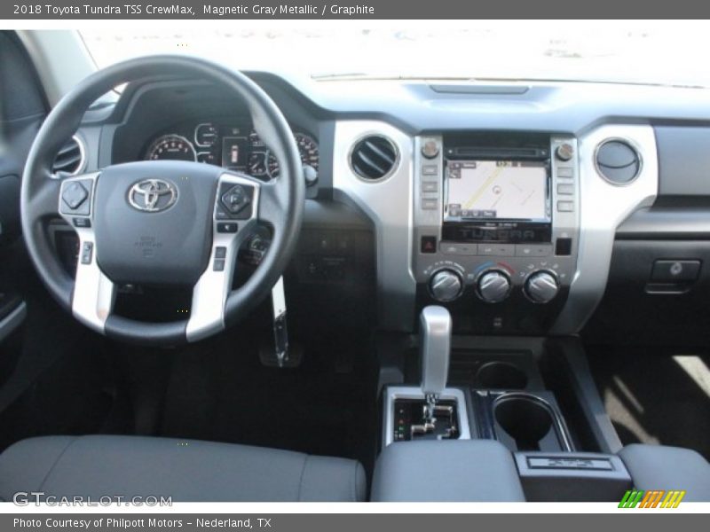 Magnetic Gray Metallic / Graphite 2018 Toyota Tundra TSS CrewMax