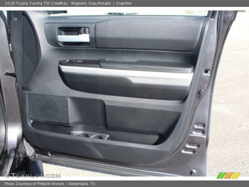 Magnetic Gray Metallic / Graphite 2018 Toyota Tundra TSS CrewMax