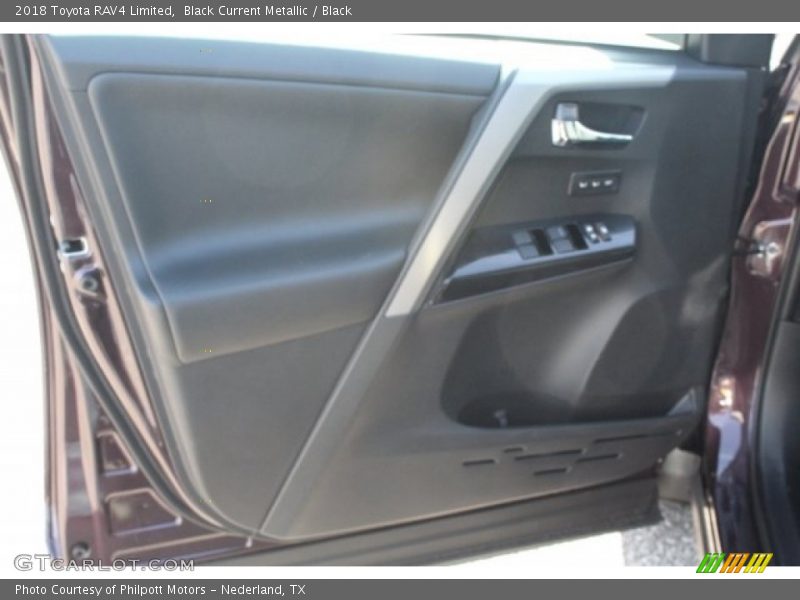 Black Current Metallic / Black 2018 Toyota RAV4 Limited
