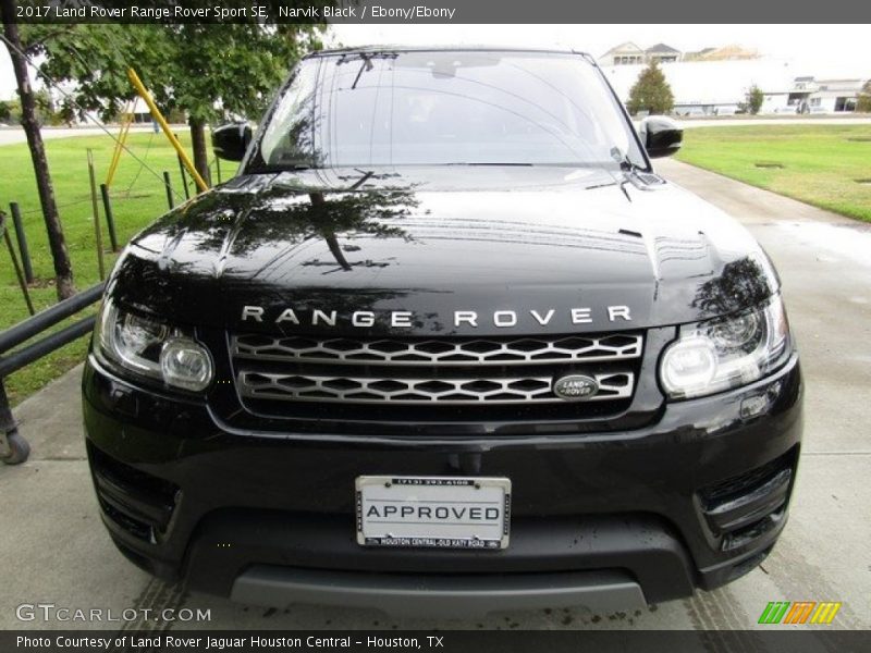 Narvik Black / Ebony/Ebony 2017 Land Rover Range Rover Sport SE