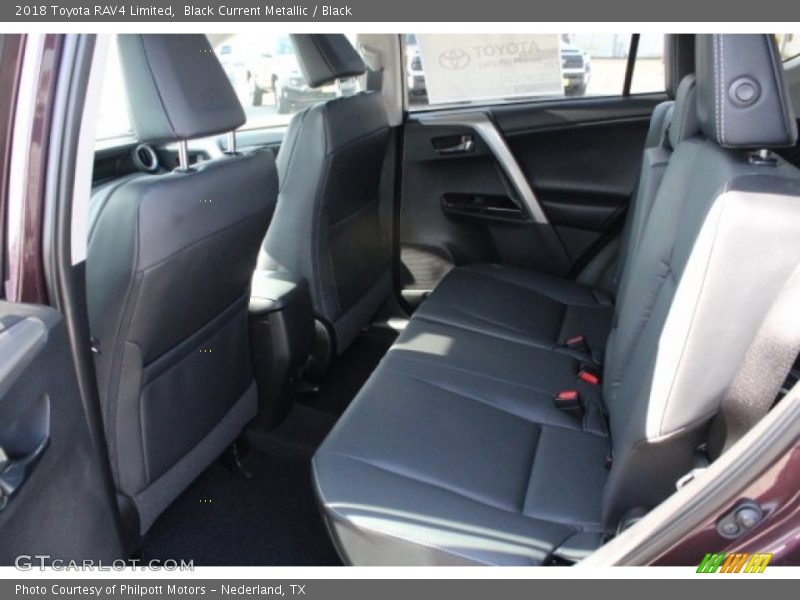 Black Current Metallic / Black 2018 Toyota RAV4 Limited