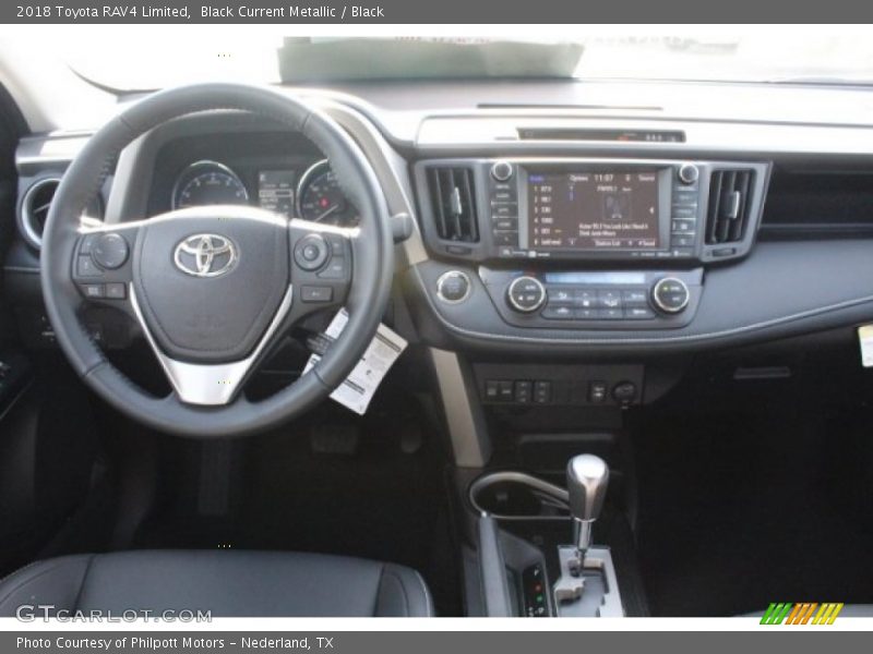 Black Current Metallic / Black 2018 Toyota RAV4 Limited