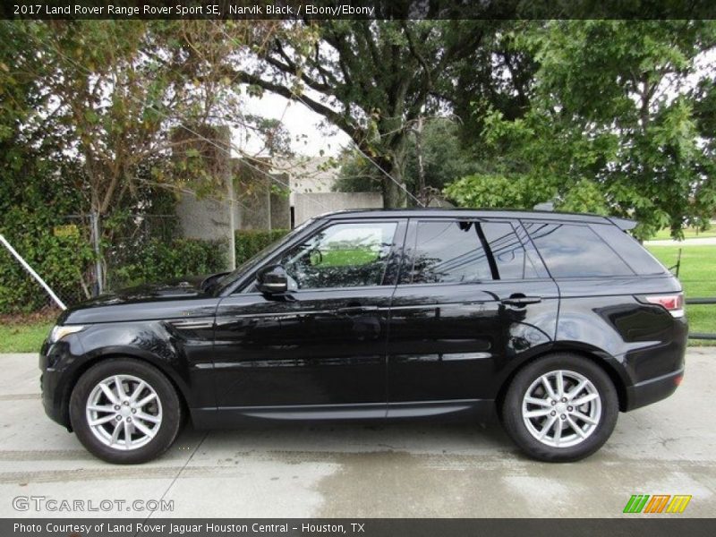 Narvik Black / Ebony/Ebony 2017 Land Rover Range Rover Sport SE