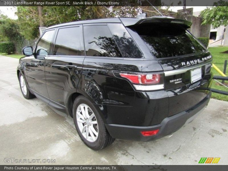 Narvik Black / Ebony/Ebony 2017 Land Rover Range Rover Sport SE
