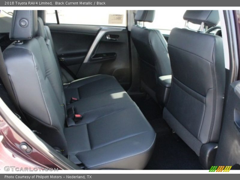 Black Current Metallic / Black 2018 Toyota RAV4 Limited