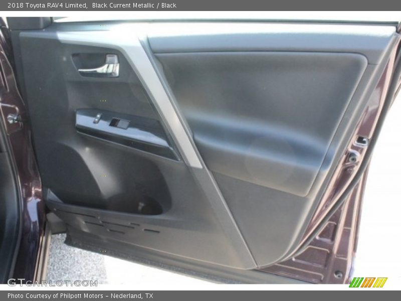 Black Current Metallic / Black 2018 Toyota RAV4 Limited