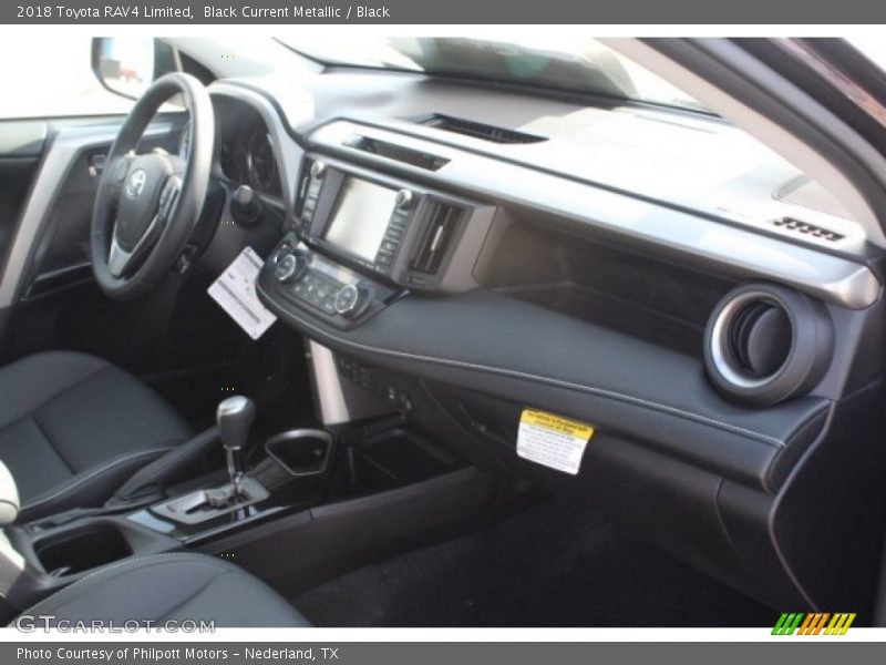 Black Current Metallic / Black 2018 Toyota RAV4 Limited