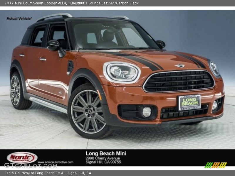 Chestnut / Lounge Leather/Carbon Black 2017 Mini Countryman Cooper ALL4