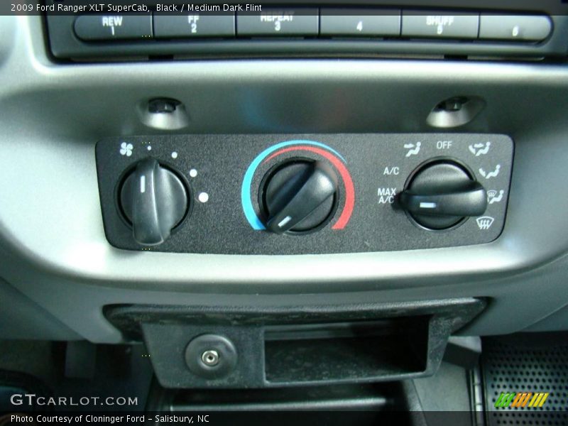 Black / Medium Dark Flint 2009 Ford Ranger XLT SuperCab