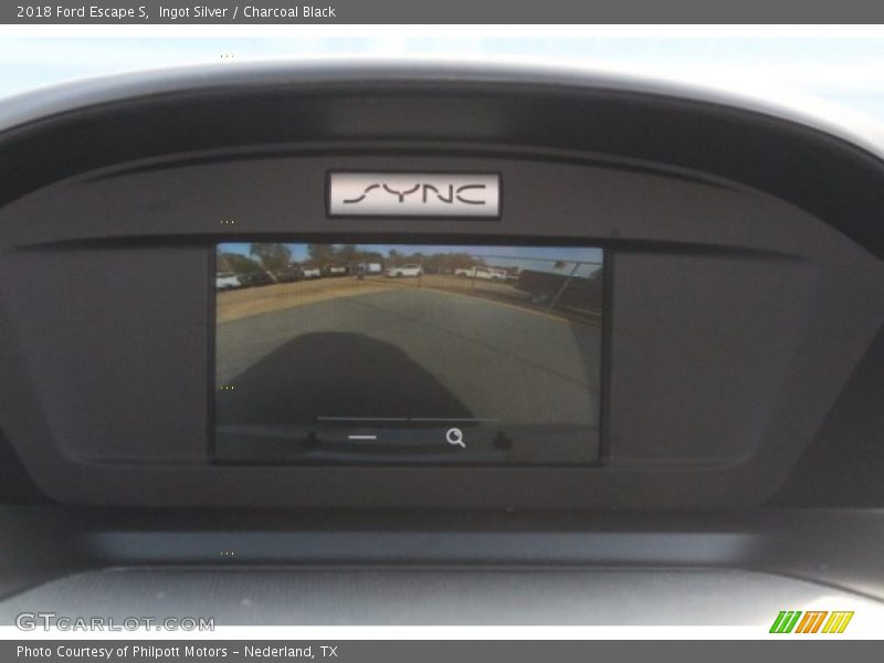 Ingot Silver / Charcoal Black 2018 Ford Escape S