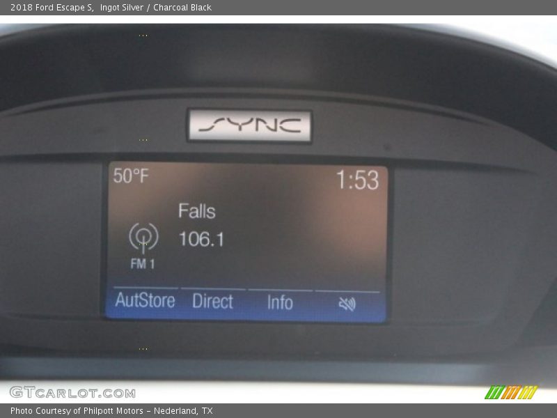 Ingot Silver / Charcoal Black 2018 Ford Escape S