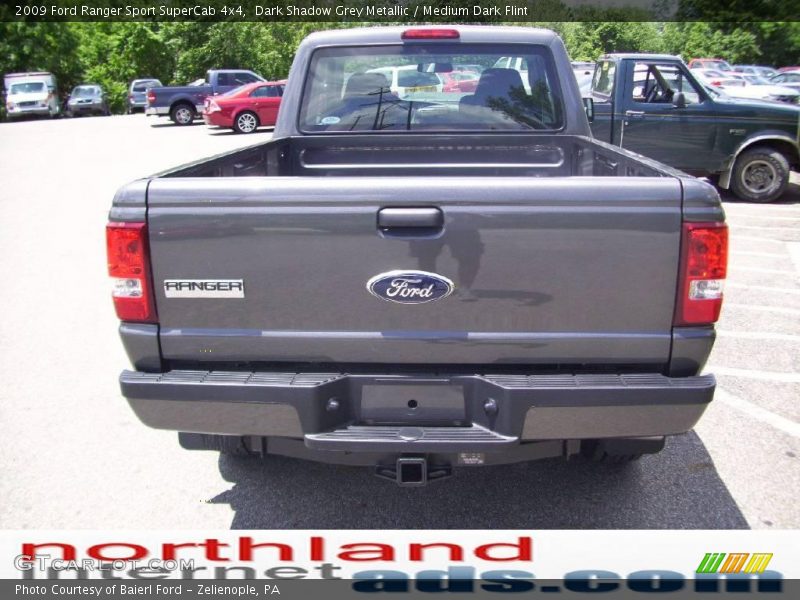 Dark Shadow Grey Metallic / Medium Dark Flint 2009 Ford Ranger Sport SuperCab 4x4