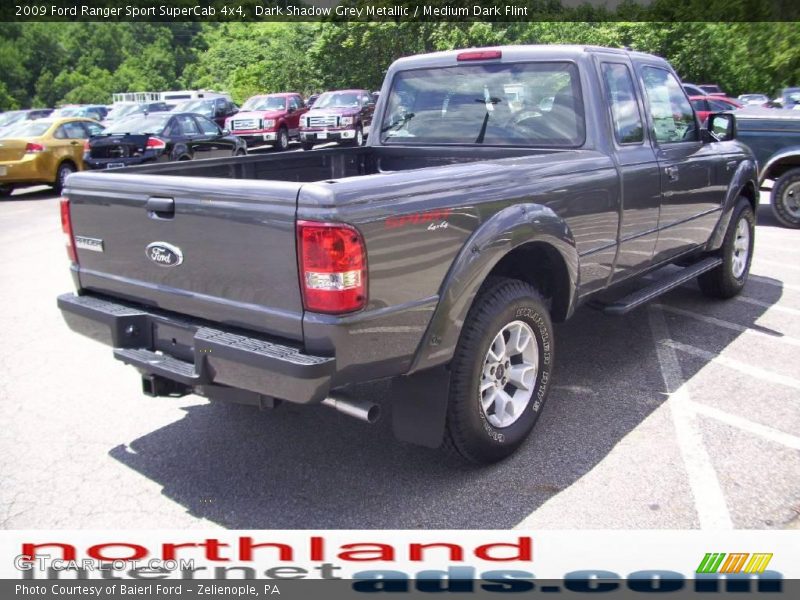 Dark Shadow Grey Metallic / Medium Dark Flint 2009 Ford Ranger Sport SuperCab 4x4