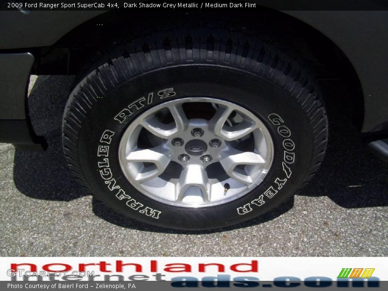 Dark Shadow Grey Metallic / Medium Dark Flint 2009 Ford Ranger Sport SuperCab 4x4