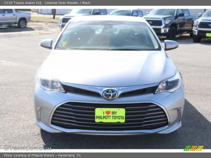Celestial Silver Metallic / Black 2018 Toyota Avalon XLE