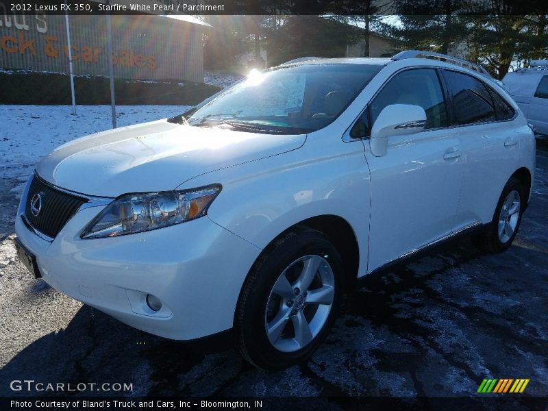 Starfire White Pearl / Parchment 2012 Lexus RX 350