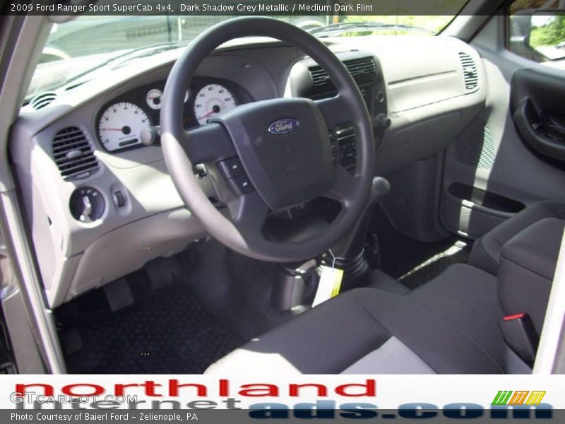 Dark Shadow Grey Metallic / Medium Dark Flint 2009 Ford Ranger Sport SuperCab 4x4